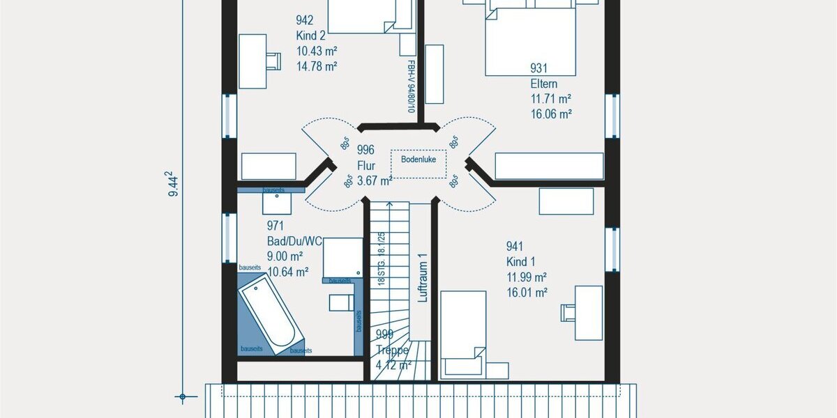 Individuell geplantes Einfamilienhaus - Flexibles Wohnen im Ennepe Ruhr Kreis mit allkauf - Einfamilienhaus Ennepetal | Angebot:27338594