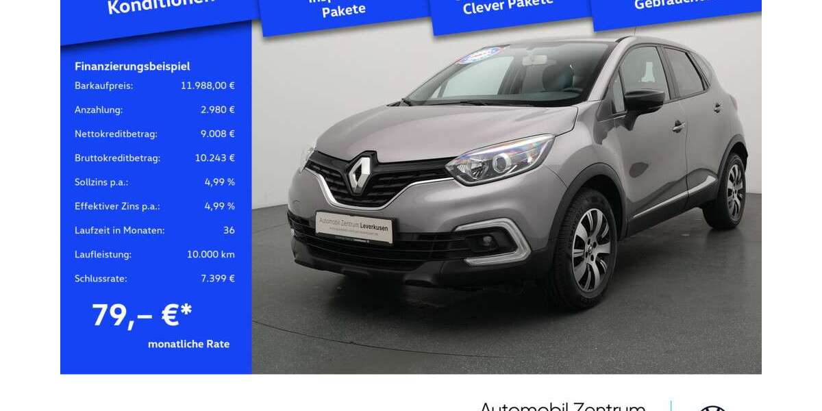 Renault Captur 53.085 km 11.988 &euro; Leverkusen 51379