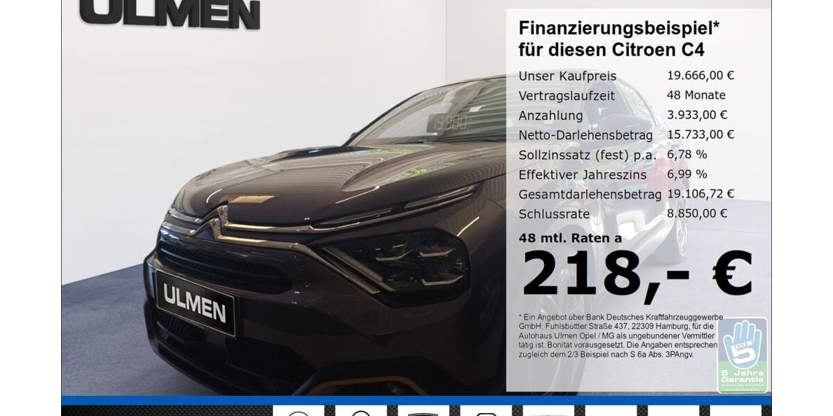 Citroen C4 10.775 km 19.666 &euro; Düsseldorf 40231