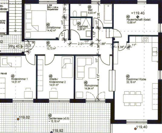 Etagenwohnung Bergisch Gladbach Alt-Frankenforst - 4 Zimmer, 137 m&sup2;, 1.785&euro; | Angebot:26292996