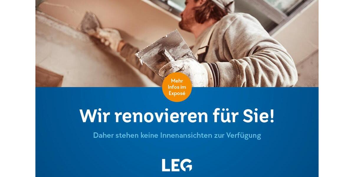 Erdgeschoßwohnung Wuppertal Gemarkung Langerfeld - 3 Zimmer, 62 m&sup2;, 589&euro; | Angebot:26264815