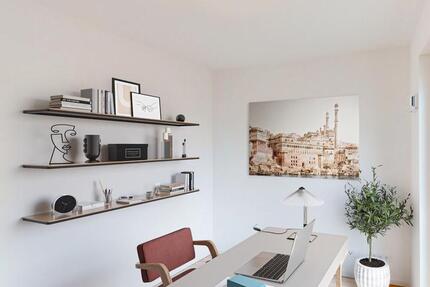 Familien aufgepasst: Neubau 4-Zimmer-Wohnung mit Balkon und zwei Bädern (mietpreisgedämpft) 4 zimmer