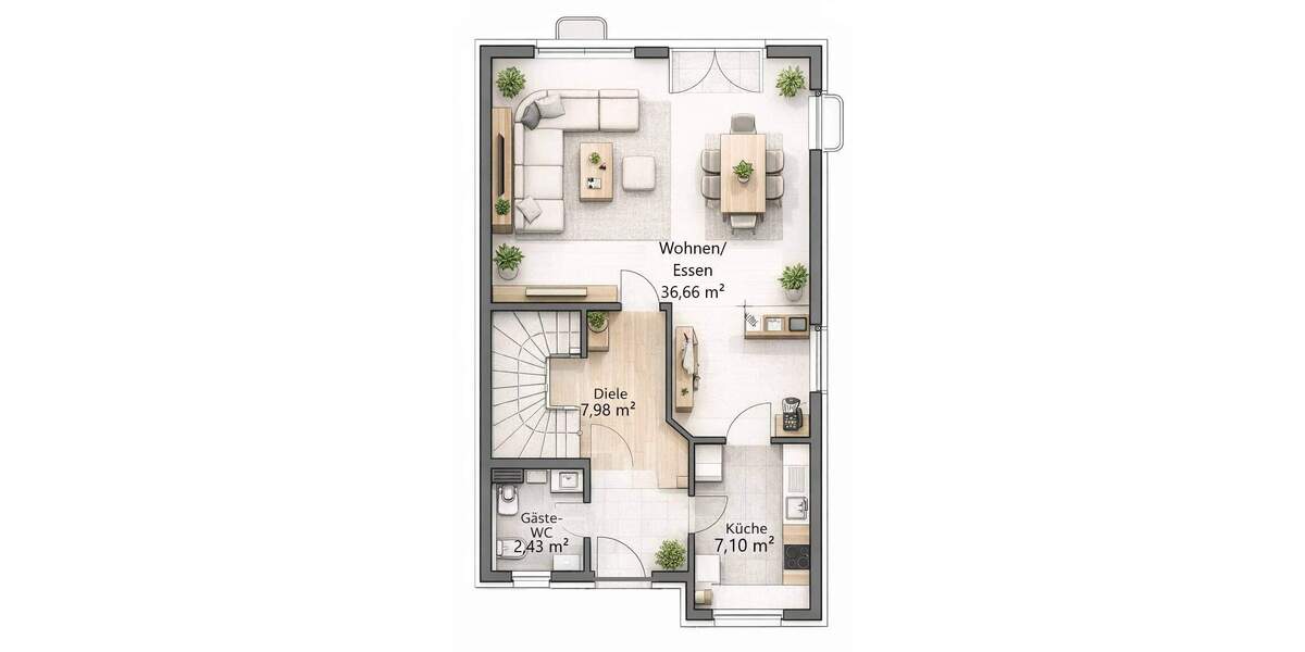 Doppelhaushälfte Solingen Solingen-Mitte - 5 Zimmer, 147 m&sup2;, 450.000&euro; | Angebot:24836304