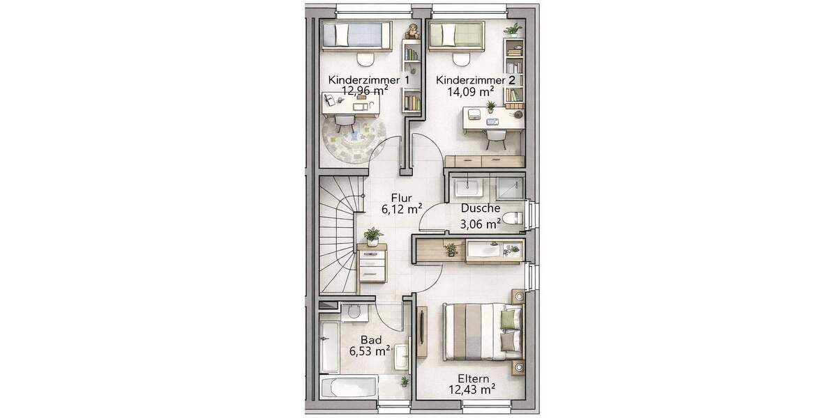 Doppelhaushälfte Solingen Solingen-Mitte - 5 Zimmer, 147 m&sup2;, 450.000&euro; | Angebot:24836304