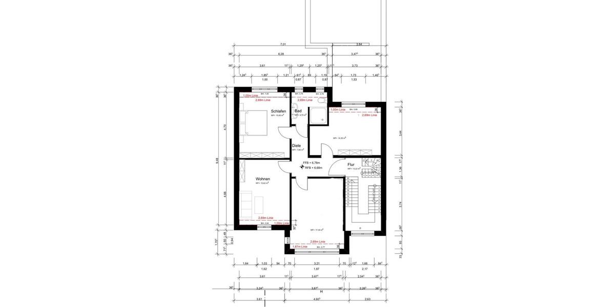 Wohnung Miete 3 Zimmer 77,75qm Balkon Solingen Katternberg 977€ 3 zimmer