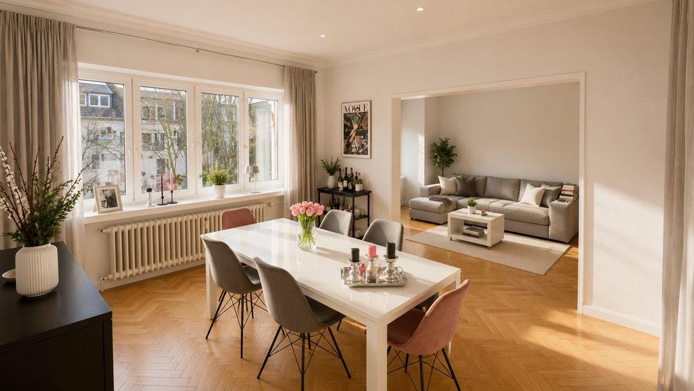 Etagenwohnung Düsseldorf Düsseltal - 3 Zimmer, 108 m&sup2;, 539.000&euro; | Angebot:26914995
