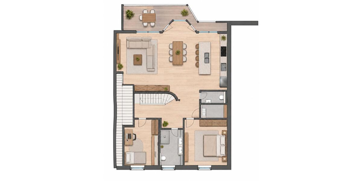 Etagenwohnung Wuppertal Barmen - 3 Zimmer, 75 m&sup2;, 189.000&euro; | Angebot:26892894