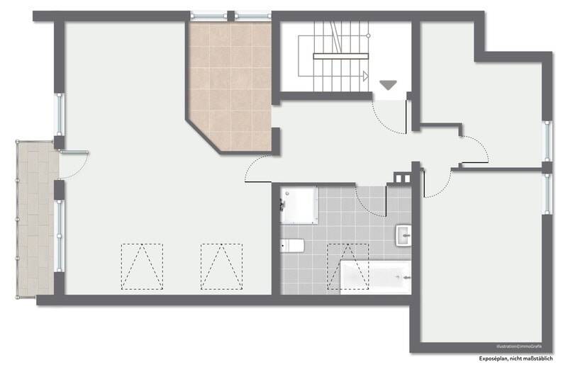 Etagenwohnung Leverkusen Bergisch Neukirchen - 3 Zimmer, 83 m&sup2;, 239.000&euro; | Angebot:26556779