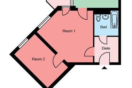Demnächst frei! 2-Zimmer-Wohnung in Witten Mitte zimmer