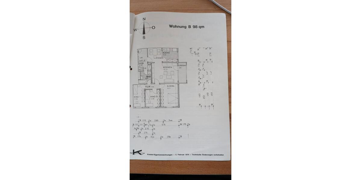 Etagenwohnung Hagen Hagen-Nord - 4.5 Zimmer, 98 m&sup2;, 185.000&euro; | Angebot:26945370