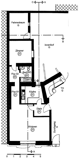 Moderne Erdgeschoss-Wohnung in Köln-Mülheim