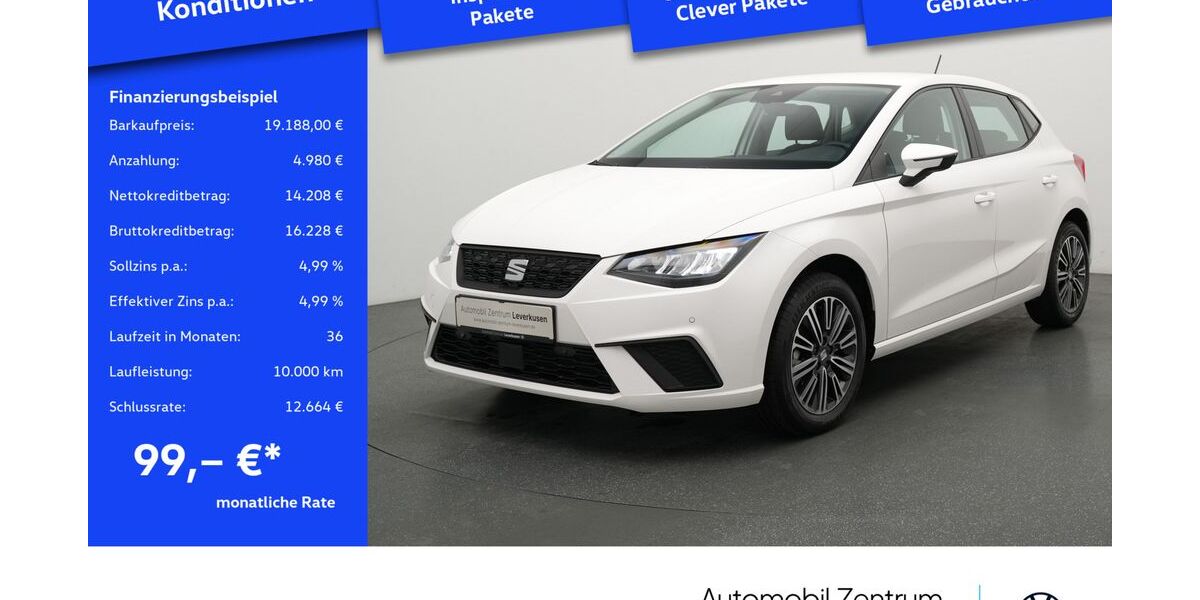 Seat Ibiza 15.087 km 18.880 &euro; Leverkusen 51379