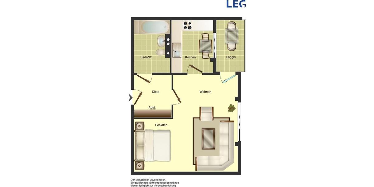 Demnächst Seniorenwohnung ab 55 Jahren frei!! 1-Zimmer-Wohnung in Solingen 1 zimmer