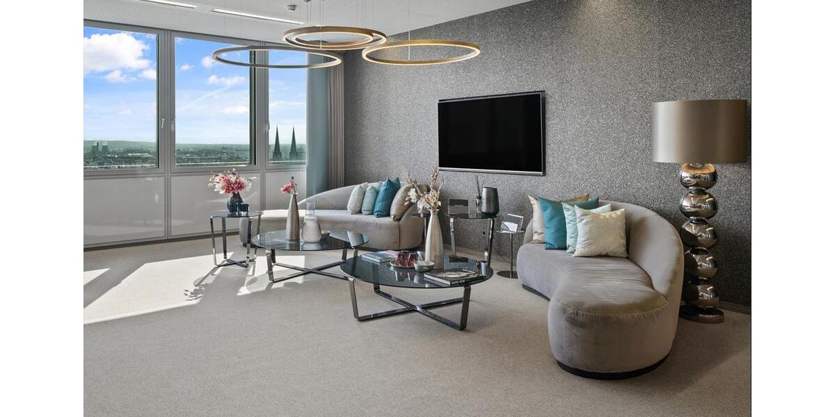 Exklusive 247 Co-Working im Dreischeibenhaus – FLEX Hotdesk zimmer