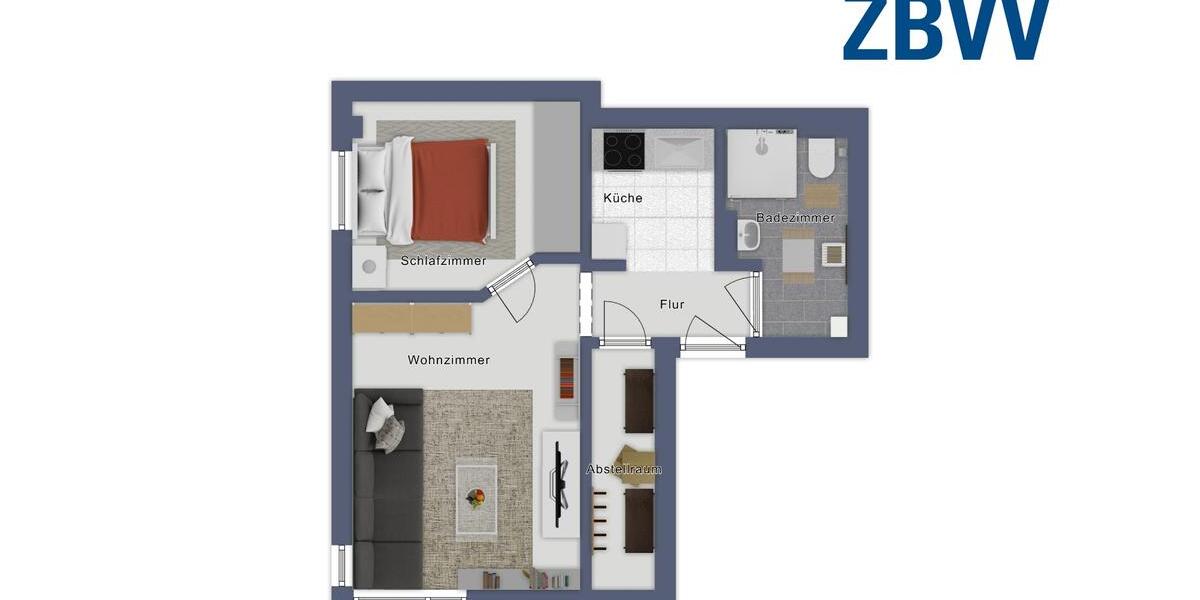 Barrierefreie 2-Zimmer Wohnung - Ideal für Rollstuhlnutzer! 2 zimmer