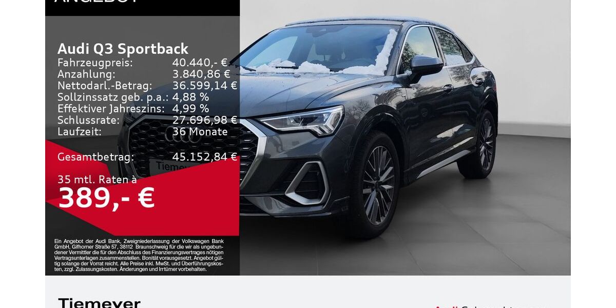 Audi Q3 12.000 km 39.970 &euro; Remscheid 42897