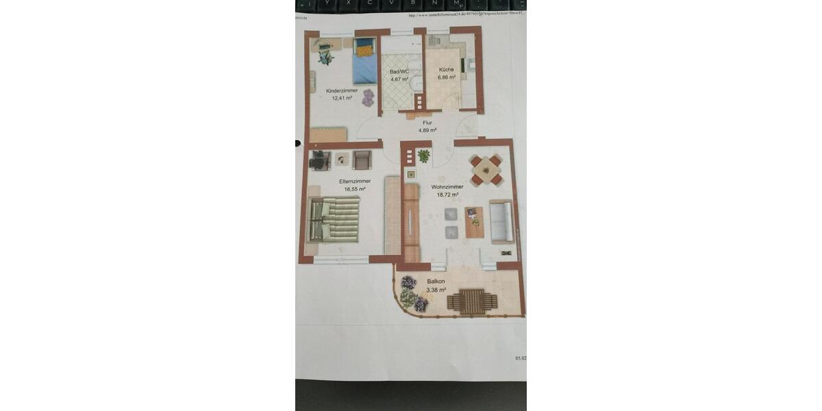 Etagenwohnung Leverkusen - 3 Zimmer, 69 m&sup2;, 245.000&euro; | Angebot:27446997