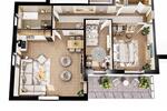 Etagenwohnung Hagen Hagen-Mitte - 3 Zimmer, 100 m&sup2;, 350.800&euro; | Angebot:26614308