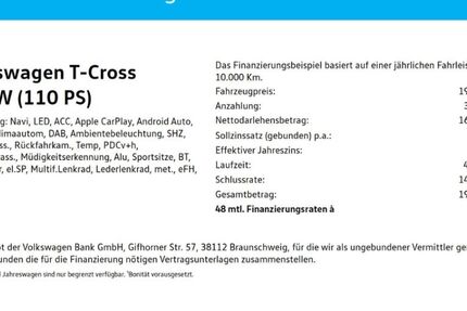 VW T-Cross 30.030 km 19.690 &euro; Wuppertal 42109
