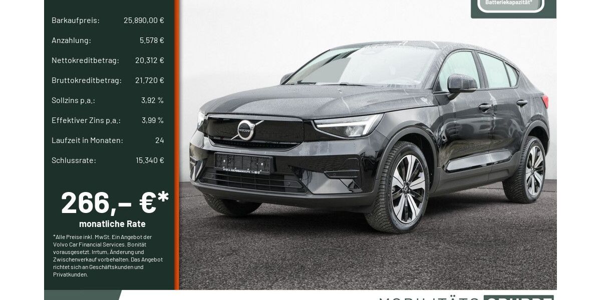 Volvo C40 29.828 km 25.390 &euro; Engelskirchen 51766