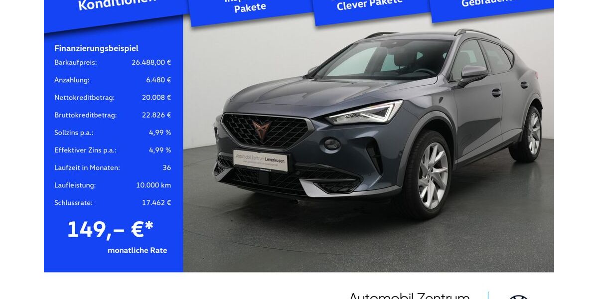 Cupra Formentor 24.261 km 26.488 &euro; Leverkusen 51379