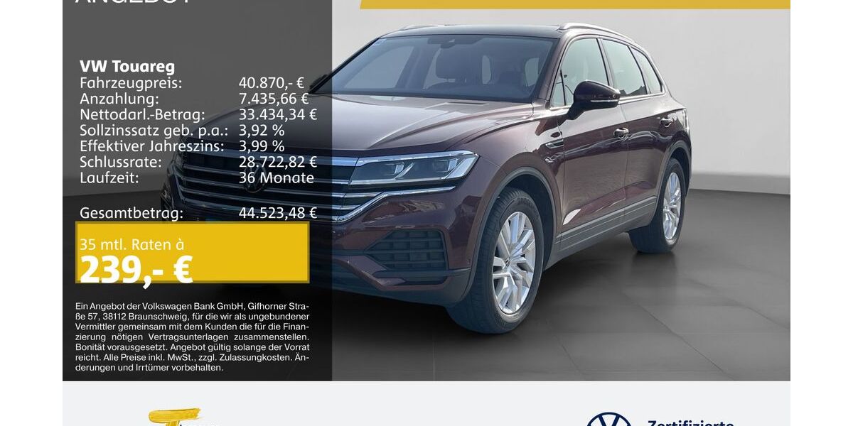 VW Touareg 54.049 km 39.780 &euro; Remscheid 42897