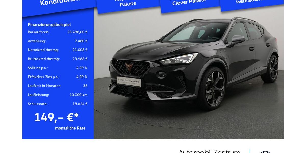 Cupra Formentor 31.728 km 28.480 &euro; Leverkusen 51379