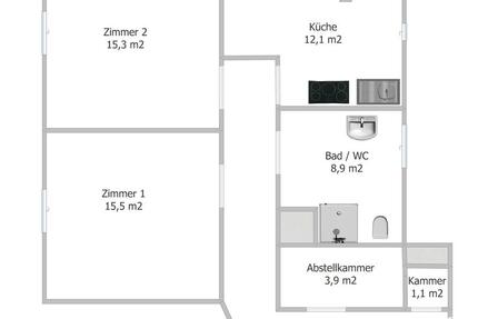 Wohnung Leverkusen Opladen - 2 Zimmer, 72 m&sup2;, 940&euro; | Angebot:26414575