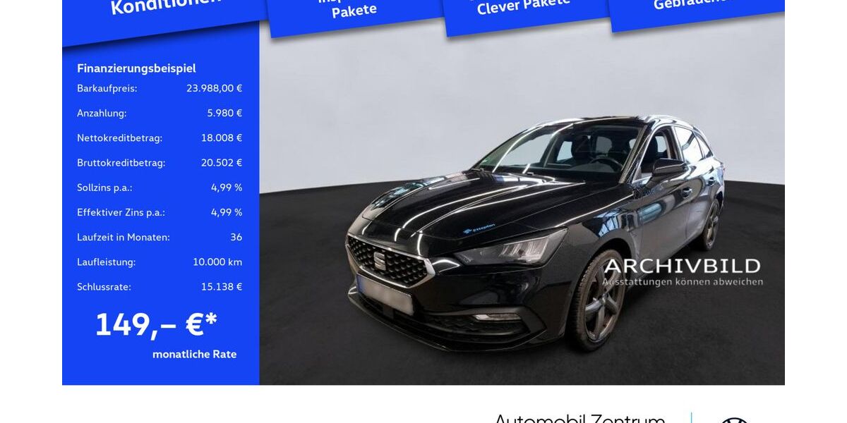 Seat Leon 43.958 km 23.988 &euro; Leverkusen 51379