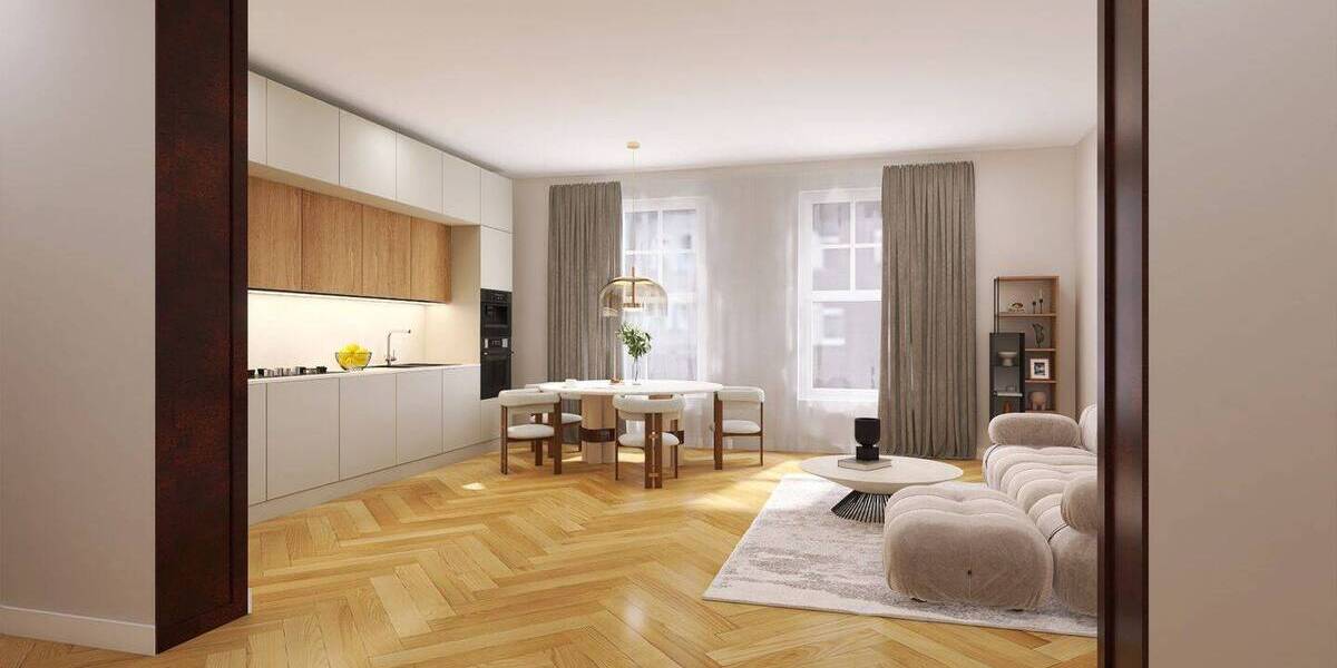 Etagenwohnung Düsseldorf Ludenberg - 2 Zimmer, 67 m&sup2;, 410.000&euro; | Angebot:25738410