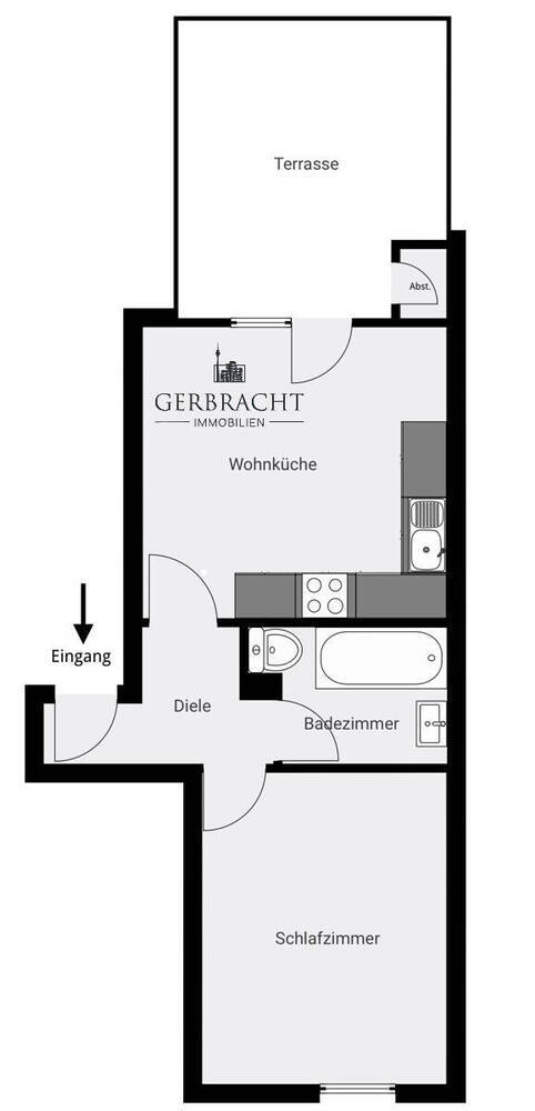 Attraktiv vermietete 2-Zimmer-Wohnung in Düsseldorf-Unterbilk mit hohem Wertsteigerungspotenzial!