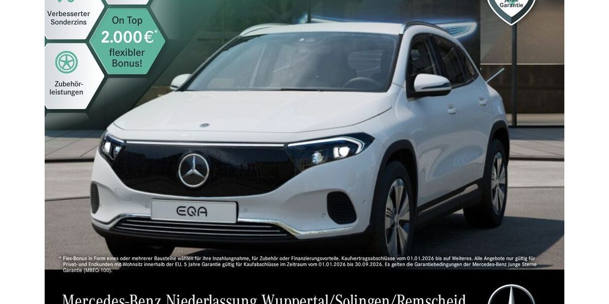 Mercedes-Benz EQA 4.228 km 35.490 &euro; Wuppertal 42115