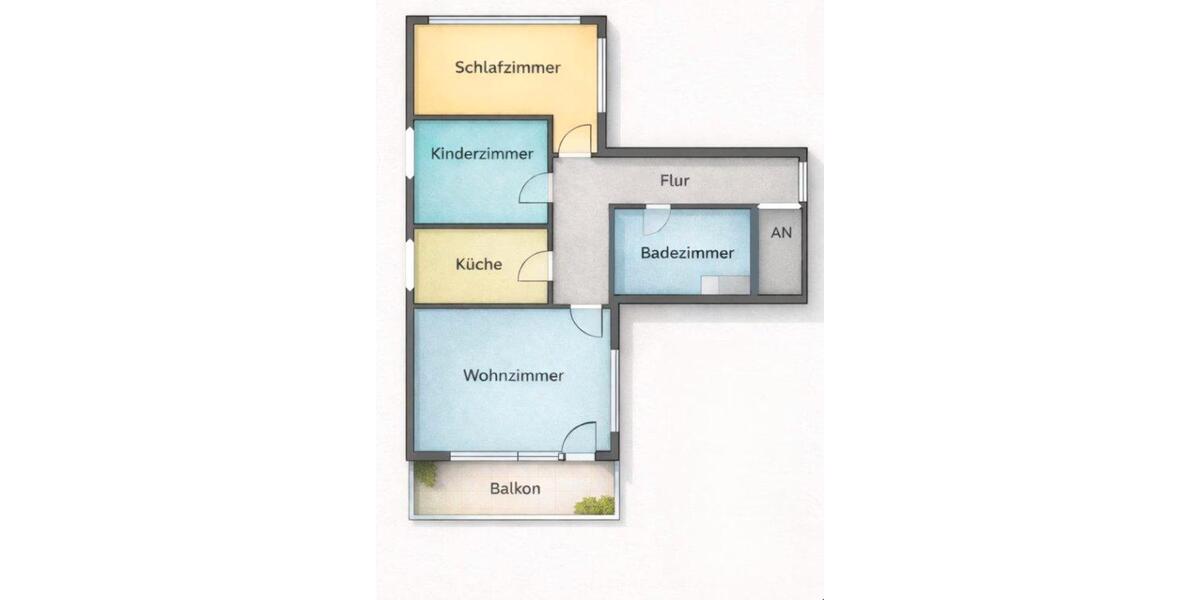 Etagenwohnung Leverkusen Opladen - 3 Zimmer, 78 m&sup2;, 299.999&euro; | Angebot:27462948