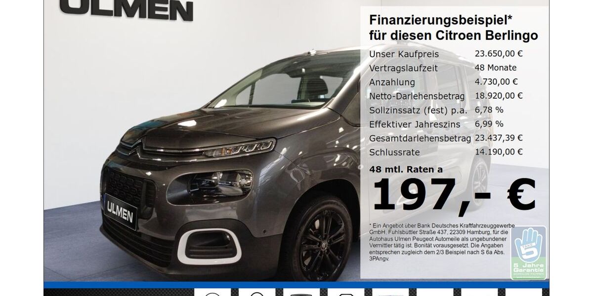 Citroen Berlingo 48.862 km 23.650 &euro; Düsseldorf 40233