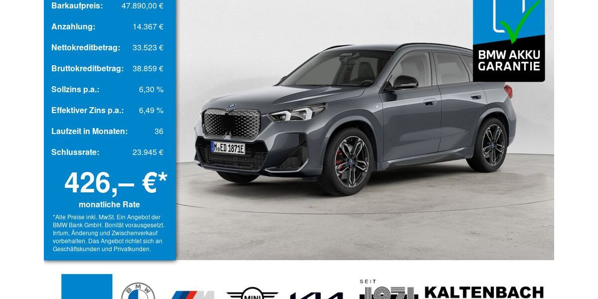 BMW iX1 26.900 km 47.890 &euro; Remscheid 42897
