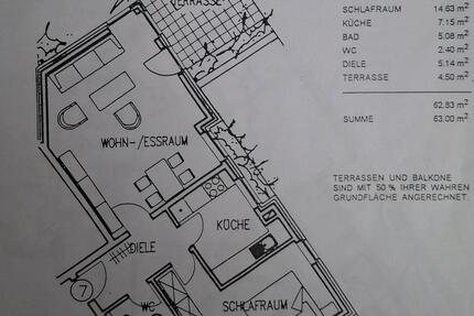 Wohnung Langenfeld (Rheinland) - 2 Zimmer, 63 m&sup2;, 620&euro; | Angebot:26446345