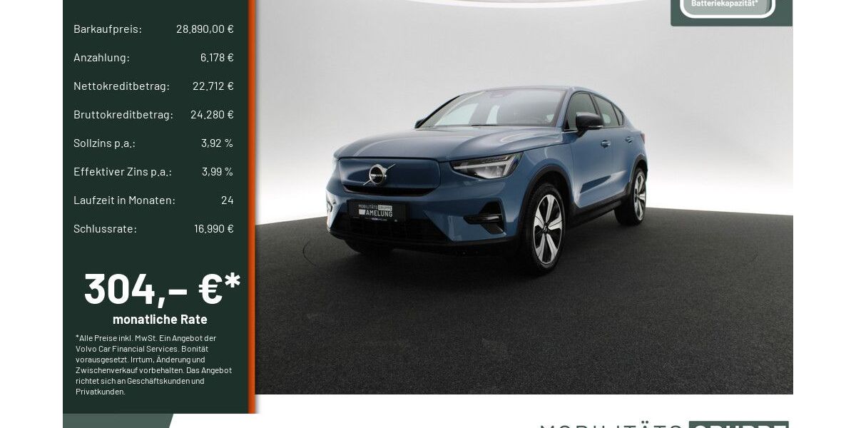 Volvo C40 63.892 km 28.390 &euro; Engelskirchen 51766