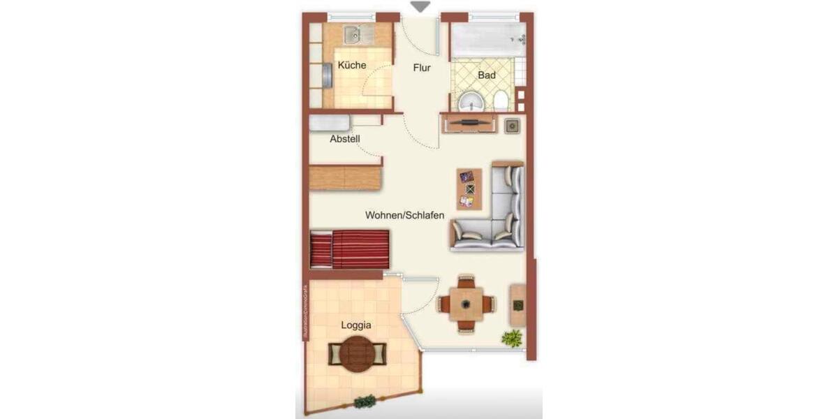 1 Zimmer Wohnung in Hagen Emst +Renoviert+ 1 zimmer