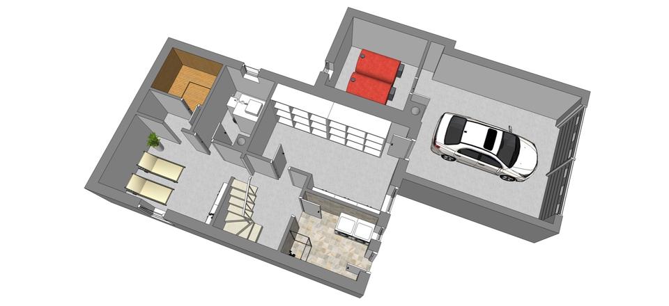 Einfamilienhaus mit 6 Zimmern, Kamin, Einbauküche, Sauna & Garage 6 zimmer
