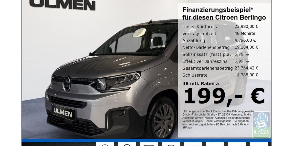 Citroen Berlingo 47.842 km 23.980 &euro; Düsseldorf 40233