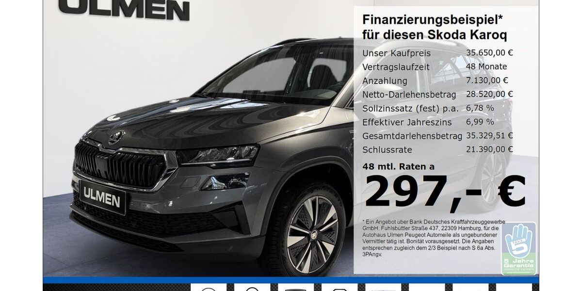Skoda Karoq 34.863 km 33.750 &euro; Düsseldorf 40233