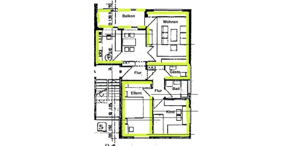 Etagenwohnung Hückeswagen - 3 Zimmer, 77 m&sup2;, 179.000&euro; | Angebot:26252278