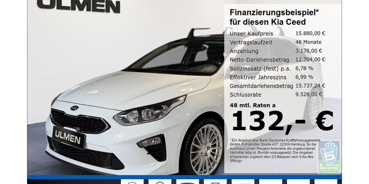 Kia ceed / Ceed 83.522 km 14.880 &euro; Düsseldorf 40233
