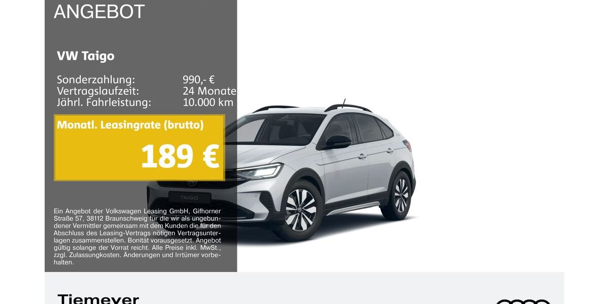 VW Taigo 15.118 km 22.550 &euro; Remscheid 42897