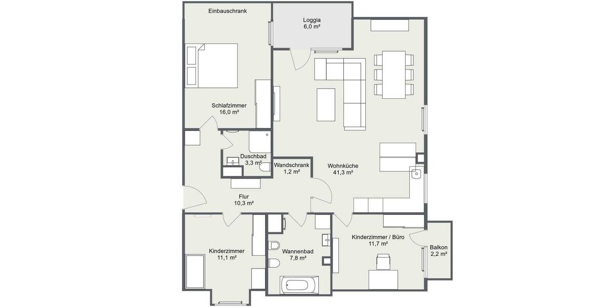 Etagenwohnung Erkrath Hochdahl - 4 Zimmer, 100 m&sup2;, 425.000&euro; | Angebot:26819114