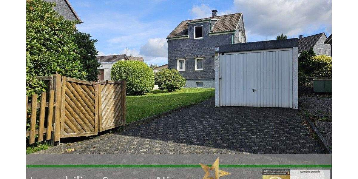 Geborgen wohnen im Schieferkleid – Ankommen und Zuhause sein - freistehendes Einfamilienhaus mit Garten und Garage 3 zimmer