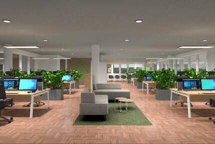 Bürofläche mit Blick über die Region zimmer