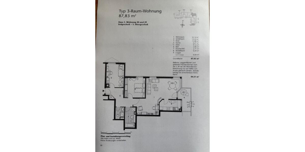 Helle 3-Zimmer Wohnung mit Balkon in Refrath von Privat 3 zimmer