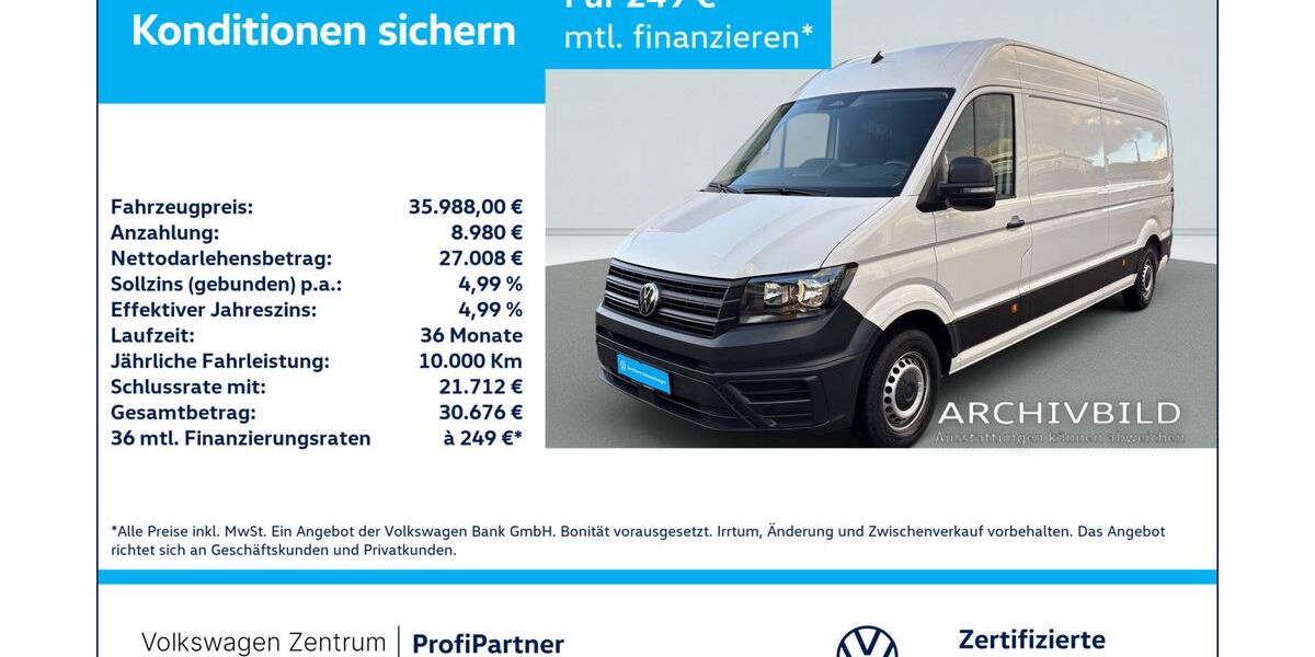 VW Crafter 36.425 km 35.980 &euro; Leverkusen 51379