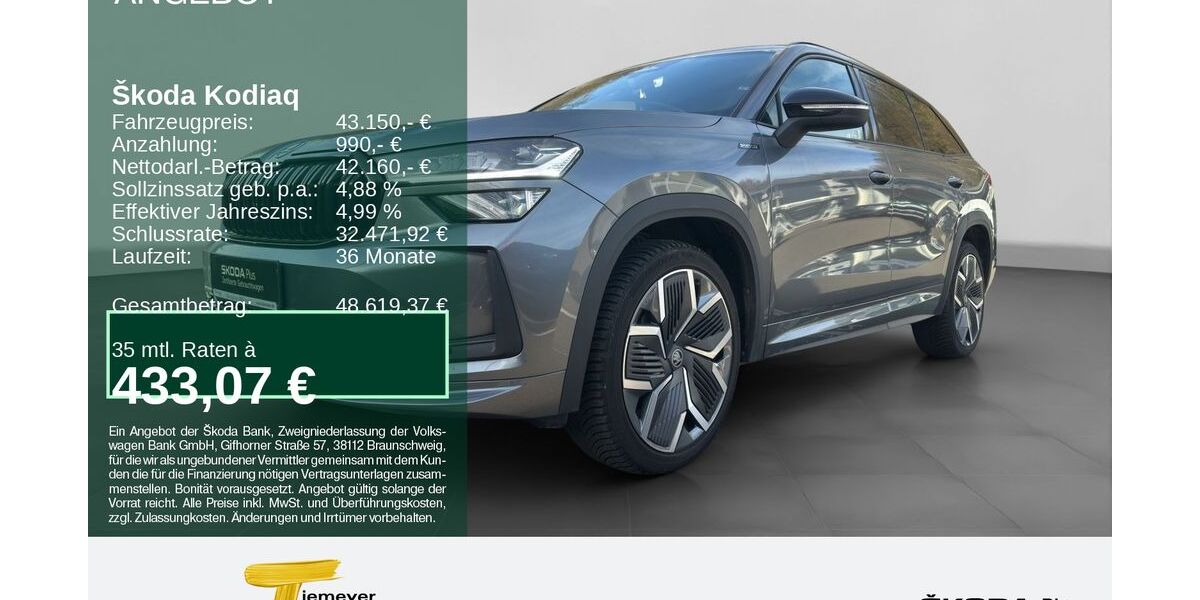 Skoda Kodiaq 27.744 km 42.690 &euro; Remscheid 42857